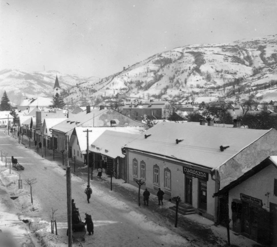 Оприлюднили фото засніженого Рахова 80 років тому