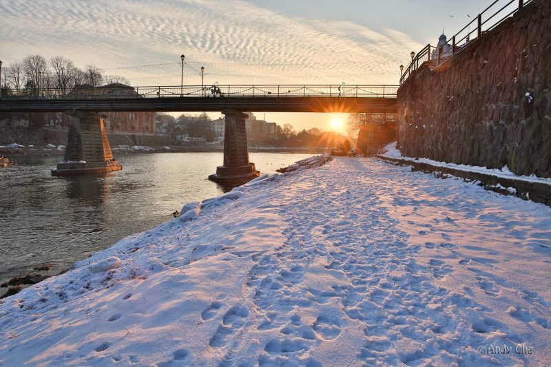 В мережі з’явилися гарні світлини зимового Ужгорода, зняті минулого року (фотофакт)