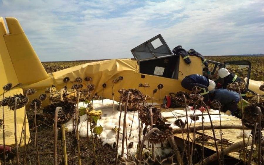 Український літак розбився на Прикарпатті