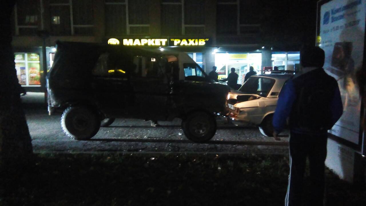 ДТП біля супермаркету ,,Рахів"
