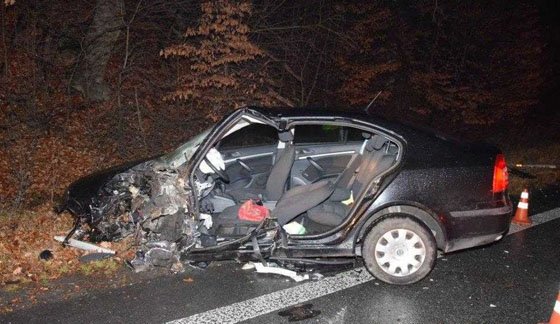 Вантажівка на українських номерах потрапила в ДТП у Словаччині (ФОТО)