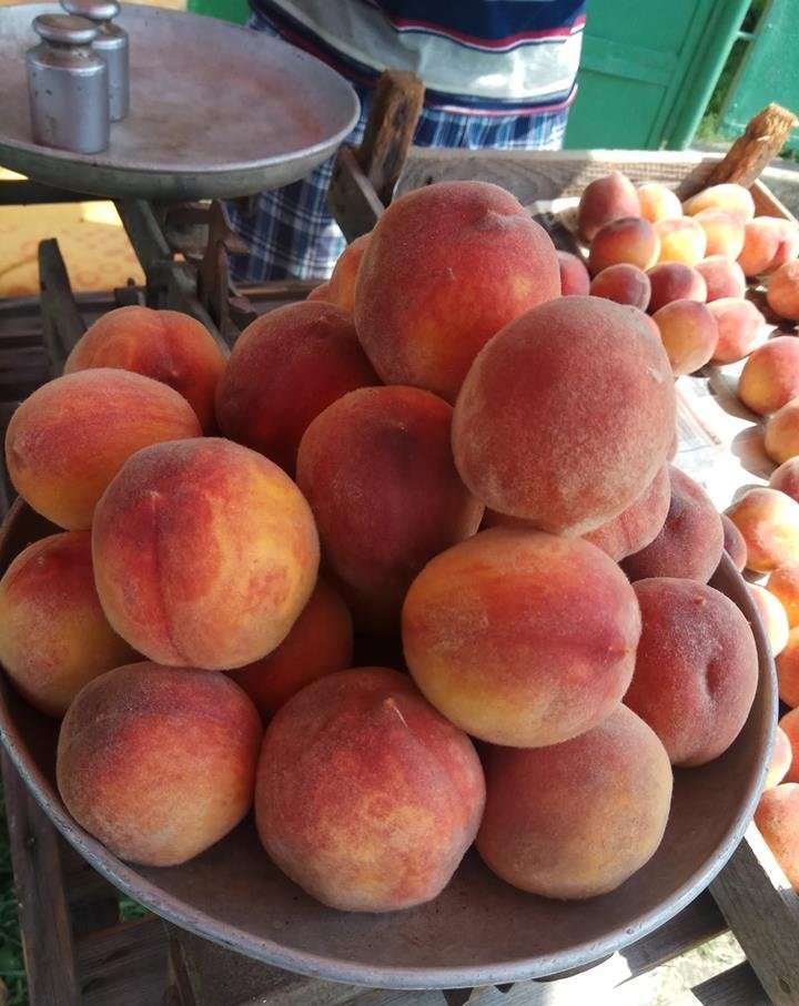 На Закарпатті вже продають спілі персики