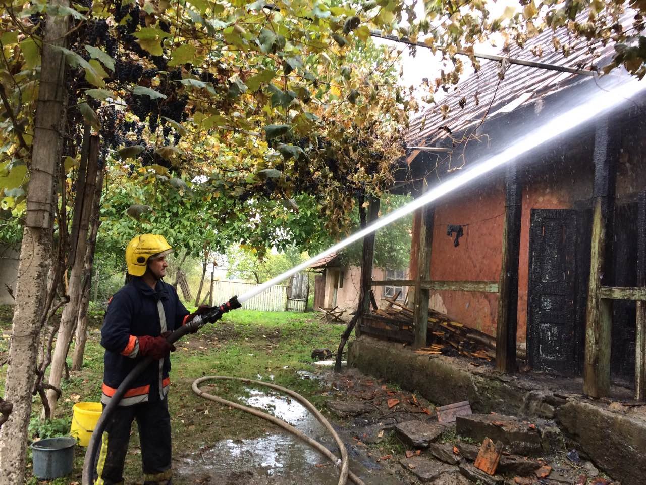 Тіло 38-річного власника будинку знайшли вогнеборці на місці пожежі на Виноградівщині