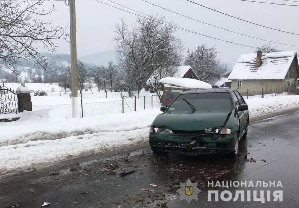 У Великому Бичкові п'яний водій на "євробляхах" спричинив ДТП