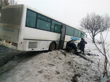 На Рахівщині переповнене маршрутне таксі з'їхало в кювет