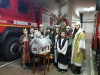 У Святвечір до рятувальників Виноградова завітали колядники